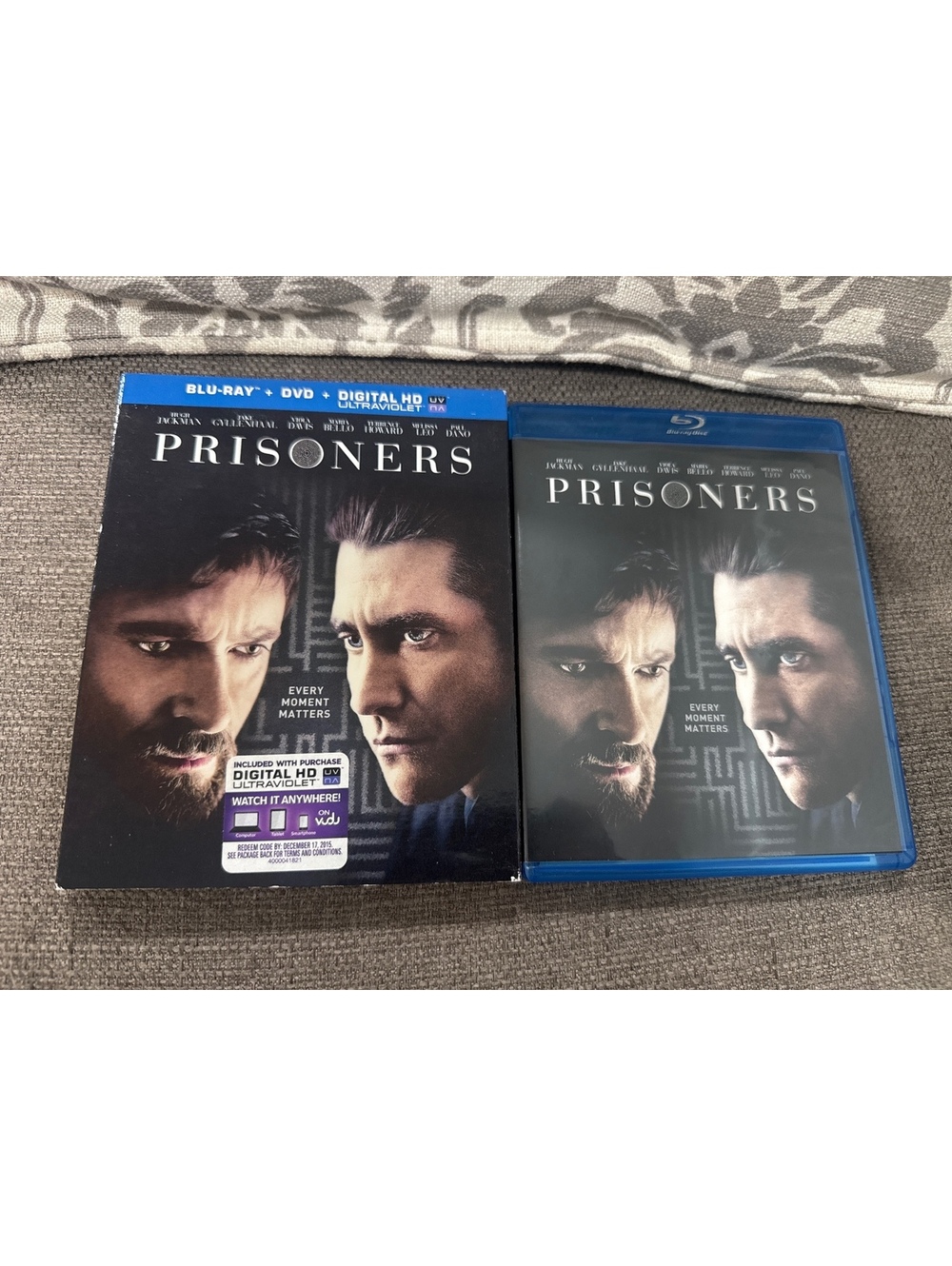 Prisoners Blu-ray + DVD + Digital HD Set ) Jake Gullenhaal, Hugh Jackman